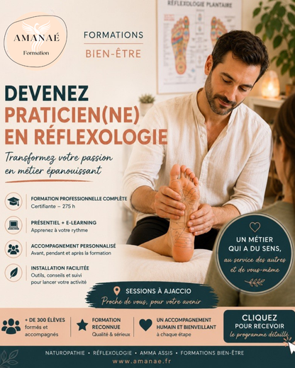 Praticien en Réflexologie - 275 heures
